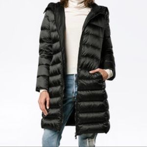 Moncler Black Long Down Jacket